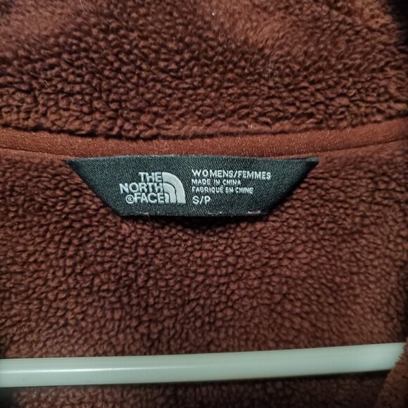 The North Face Maroon Full Zip Fleece Jacket Size Small - Picture 2 of 8